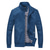 cheap Softshell, Fleece &amp; Hiking Jackets-Men&#039;s Casual Jacket Harrington Jacket Daily Wear Windproof Breathable Quick Dry Black Army Green Navy Blue Blue