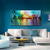 cheap Abstract Paintings-Large Size Oil Painting 100% Handmade Hand Painted Wall Art On Canvas Colorful Lake Abstract Blooming Fireworks Home Decoration Decor Rolled Canvas No Frame Unstretched