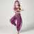 cheap Kids&#039; Dancewear-Belly Dance Kids&#039; Dancewear Top Side Draping Ruching Splicing Girls&#039; Performance Training Short Sleeve Natural Polyester Sequined