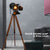 cheap Table&amp;Floor Lamp-Cinema Projector Floor Lamp, Farmhouse Tripod Lamp for Bedrooms Vintage Steampunk Adjustable 59&quot; Black Metal Camera Wooden High Lights for Study Corner, Office,Brown