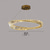 billiga Ljuskronor-led taklampor cirkel rund design 60/80 cm flush mount 1-ljus ring dimbar aluminiummålad finish lyxig modern stil matsals taklampor sovrum