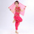 cheap Kids&#039; Dancewear-Belly Dance Kids&#039; Dancewear Top Side Draping Ruching Splicing Girls&#039; Performance Training Short Sleeve Natural Polyester Sequined