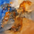 cheap Abstract Paintings-Handmade Oil Painting Canvas Wall Art Decor Abstract Colored Mountain Painting Original Landscape Painting for Home Decor With Stretched Frame/Without Inner Frame Painting