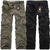 preiswerte Cargohosen-Herren Cargohose Cargohosen Cargohose Hose Hosen Fallschirmhose Multi Pocket Feste Farbe In voller Länge Arbeit Ausgehen Baumwolle Modisch Strassenmode Grass Army Green Erdiges Grün Mikro-elastisch