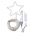 billige LED Strip Lamper-Stjerne Snorlys Utendørs Dekorasjoner 9X2M 180LED Vannfall Tre Feelys med Topp Stjerne Girlander Hagefest Høytid Fargerikt Lys AC220V EU-stikk