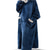 preiswerte Männer-Herren Schlafanzug Nachtwäsche Tragbare Decke Hoodie-Decke Einfarbig Modisch Einfach Plüsch Heim Polyester Warm Atmungsaktiv Kapuzenpullover Lange Robe Tasche Stickerei Kapuzenpullover Winter Schwarz