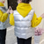 cheap Girl&#039;s Downs &amp; Puffer Jacket-Kids Girls&#039; Down Jacket Vest Coat Puffer Jacket Long Sleeve Black Silver Champagne Kids Puffer Jacket Solid Color Fall Winter Fashion School 7-13 Years