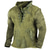 voordelige Basis Sweatshirts-Voor heren Sweatshirt Stoppen Tactisch Zwart Geel Marineblauw Groen Donkergrijs Opstaande boord Effen Kleur Veters Uitgaan Polyester Vintage Streetwear Casual Winter Herfst winter Kleding Hoodies