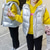 cheap Girl&#039;s Downs &amp; Puffer Jacket-Kids Girls&#039; Down Jacket Vest Coat Puffer Jacket Long Sleeve Black Silver Champagne Kids Puffer Jacket Solid Color Fall Winter Fashion School 7-13 Years