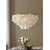 voordelige Kristallen Kroonluchters-4-lichts 50 cm kroonluchter metalen omhulsel geverfde afwerking modern 110-120v / 220-240v