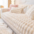 billige hjem-kaninhår sofa overtrekk sofasetetrekk seksjonssofatrekk, møbelbeskytter anti-skli sofatrekk for hunder, katter barn (selges per stykk/ikke alle sett)