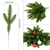 cheap Christmas Decorations-5/10pc Christmas Pine Needle Branches Fake Plant Christmas Tree Ornament Decorations for Home DIY Wreath Gift Box Wedding Flowers