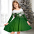 cheap Dresses-Kids Girls&#039; Christmas Dress Dress Snowflake Dress Animal Elk Snowflake Long Sleeve Casual Crewneck Adorable Daily Polyester Above Knee Casual Dress Swing Dress A Line Dress Fall Winter 3-10 Years