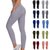cheap Running Tights &amp; Leggings-Women&#039;s Sports Gym Leggings Compression Tights Leggings Side Pockets Bottoms Athletic Athleisure Cotton Tummy Control Butt Lift Breathable Running Jogging Training Sportswear Activewear Solid Colored