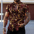 abordables Camisas hawaianas-Hombre Camisa Camisa gráfica camisa hawaiana Graphic Hojas Cuello Vuelto Rojo verde Negro Negro / purpúreo Vino Rojo Impresión 3D Calle Diario Manga Corta 3D Abotonar Ropa Moda Design Casual