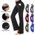 cheap Plain Leggings-Women&#039;s Yoga Pants Side Pockets Wide Leg High Waist Yoga Fitness Gym Workout Bottoms Dark Grey Navy Black Spandex Sports Activewear High Elasticity
