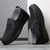 tanie Buty casual slip-on-Męskie Mokasyny i buty wsuwane Wygodne loafery Rozmiar plus Płócienne mokasyny Komfortowe buty Zabytkowe Klasyczny Codzienny Na zewnątrz Codzienny Płótno Mokasyny Czarny Brązowy Szary Kolorowy blok