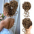 cheap Chignons-Messy Bun Hair Piece Scrunchie Tousled Updo Hair Extensions Hair Bun Curly Wavy Ponytail Synthetic Chignon for Women Girls