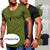 levne Pánská trička pro volný čas-pánský 2dílný set tričko s výstřihem tričko jednobarevné bílé&amp;modré bílá zelená černá+armádní zelená tmavě modrá+černá tmavě šedá+armádně zelený potisk ležérní dovolená oblečení s krátkým rukávem oblečení sportovní móda