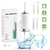 abordables Brosse à Dents Électronique-hydropulseur sans fil dentaire irrigateur oral hydropulseur portable pour les dents avec réservoir amovible de 220 ml rechargeable ipx7 étanche à l'eau nettoyant pour dents avec 3 modes 4 conseils pour les voyages en famille