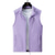 abordables T-shirt, Chemise et Débardeurs de Randonnée-Femme Veste réversible Gilet Polaire de Randonnée Sans Manches Pardessus Veste Hiver Top Extérieur Chaud Coupe Vent Respirable Poids Léger Hiver Polaire Noir Violet Rose Claire Ski Pêche Escalade