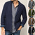 cheap Men's Cardigan Sweater-Men's Sweater Cardigan Sweater Sweater Jacket Ribbed Knit Cropped Knitted Lapel Warm Ups Modern Contemporary Daily Wear Going out Clothing Apparel Fall &amp; Winter Black khaki M L XL