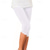 baratos Leggings lisas-Mulheres Calças de ioga Proteção Solar Compressão abdominal Butt Lift Cintura Alta Ioga Ginástica Treino de Ginástica Legging Capri Calças Violeta Preto Branco Esportes Roupas Esportivas Elasticidade