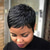 economico Parrucche di altissima qualità-capelli corti pixie cut parrucche parrucca corta afroamericana acconciature femminili
