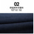 baratos roupa de brim-casaco de ganga jeans de manga comprida masculina de lapela sherpa forrada de lã preta (0047-azul escuro-m)
