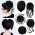 cheap Chignons-5 Pieces Messy Hair Bun Hairpiece Tousled Updo for Women Hair Extension Ponytail Scrunchies with Elastic Rubber Band Long Updo Messy Hairpiece Hair Accessories Set for Women