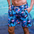 cheap Men&#039;s Swim Shorts-Men&#039;s Swim Shorts Swim Trunks Board Shorts Pocket Drawstring with Mesh lining Graphic Flower / Floral Comfort Breathable Knee Length Casual Daily Holiday Classic Style Casual / Sporty Blue