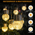 cheap Landscape Lights-Christmas Outdoor Cracked Glass Solar Lights, Solar Garden Lights Waterproof LED Hanging Globe Lights for Christmas Outdoor Garden &amp; Patio Christmas Decor