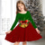 cheap Dresses-Kids Girls&#039; Christmas Dress Dress Snowflake Dress Animal Elk Snowflake Long Sleeve Casual Crewneck Adorable Daily Polyester Above Knee Casual Dress Swing Dress A Line Dress Fall Winter 3-10 Years