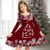 cheap Dresses-Kids Girls&#039; Christmas Dress Dress Snowflake Dress Animal Elk Snowflake Long Sleeve Casual Crewneck Adorable Daily Polyester Above Knee Casual Dress Swing Dress A Line Dress Fall Winter 3-10 Years