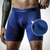 abordables Boxers homme-Homme 1 paquet Sous-Vêtements Culotte basique Sous-vêtements boxeurs Slips Capitale Antibactérien Étanches Bloc de couleur Lettre Taille médiale Noir Bleu Roi