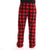 cheap Pajamas-Men&#039;s Loungewear Flannel Pajama Pants Plaid Pants Lounge Pants Grid / Plaid Warm Soft Home Bed Spa Flannel Warm Pocket Elastic Waist Winter Yellow Red