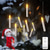 cheap Décor &amp; Night Lights-12Pcs Christmas Floating Candles with Remote Control LED Flameless Candles Hanging Flameless Candlesticks LED Taper Candles with Hooks Flickering Battery Operated for Halloween Church Home Christmas