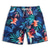 cheap Beach Shorts-Men&#039;s Swim Shorts Swim Trunks Board Shorts Pocket Drawstring with Mesh lining Graphic Flower / Floral Comfort Breathable Knee Length Casual Daily Holiday Classic Style Casual / Sporty Navy Blue