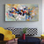 cheap Abstract Paintings-Handmade Oil Painting Canvas Wall Art Decoration Modern  Abstract for Home Decor Rolled Frameless Unstretched Painting