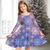 cheap Dresses-Kids Girls&#039; Christmas Dress Dress Snowflake Dress Animal Elk Snowflake Long Sleeve Casual Crewneck Adorable Daily Polyester Above Knee Casual Dress Swing Dress A Line Dress Fall Winter 3-10 Years