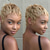 economico Parrucche di altissima qualità-capelli corti pixie cut parrucche parrucca corta afroamericana acconciature femminili