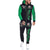 cheap Tracksuits-Men&#039;s Tracksuit Sweatsuit 2 Piece Full Zip Street Long Sleeve Thermal Warm Breathable Moisture Wicking Fitness Running Jogging Sportswear Activewear Color Block Magenta Black Green / Micro-elastic