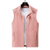 abordables T-shirt, Chemise et Débardeurs de Randonnée-Femme Veste réversible Gilet Polaire de Randonnée Sans Manches Pardessus Veste Hiver Top Extérieur Chaud Coupe Vent Respirable Poids Léger Hiver Polaire Noir Violet Rose Claire Ski Pêche Escalade
