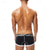 abordables Boxers homme-Homme 1 paquet Sous-Vêtements Culotte basique Sous-vêtements boxeurs Slips Coton Antibactérien Étanches Lettre Taille basse Noir Blanche