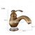 cheap Classical-Bathroom Sink Faucet - Classic Antique Brass Centerset Single Handle One HoleBath Taps