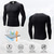 billige Casual T-skjorter for menn-Herre Ensfarget Kompresjonsskjorte Treningstrøyer Sommer Vår Høst Vinter Langermet Atletisk Spandex Hurtigtørkende Myk Nettingtights Fukttransport Pustende Treningsøkt Løp Jogge Trening Bl