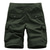 abordables Classique-Homme Short Cargo Shorts de Randonnée Multi poche Jambe droite Longueur genou Usage quotidien Classique Noir Bleu