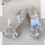 cheap Accessories-Frozen Fairytale Princess Elsa Shoes Girls&#039; Movie Cosplay Sequins Halloween Silver Golden Rosy Pink Shoes Halloween Carnival Masquerade Polyester Plastics World Book Day Costumes