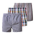 cheap Men&#039;s Underwear-Men&#039;s 1PC Boxer Briefs Boxers Underwear Cotton Breathable Soft Stripe Fashion Black And White Red,Blue,Purple