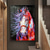 cheap Animal Paintings-Handmade Oil Painting Canvas Wall Art Decoration Modern Cute Animal Coloured Horse for Home Decor Rolled Frameless Unstretched Painting